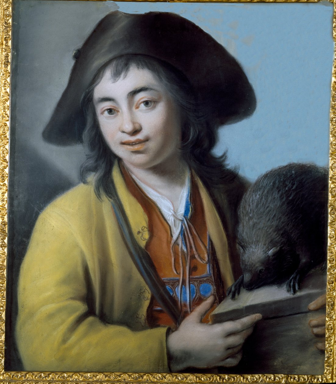Bauernjunge mit einem Murmeltier, 1732 von Luigi Pitti