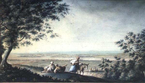 Ansicht von Konstantinopel von Luigi (after) Mayer