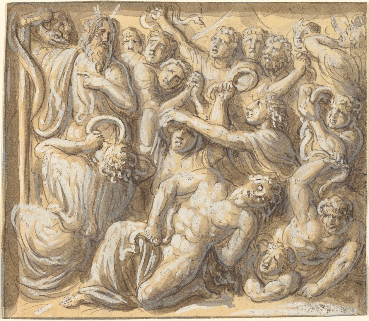 Moses und die eherne Schlange von Luigi Ademollo