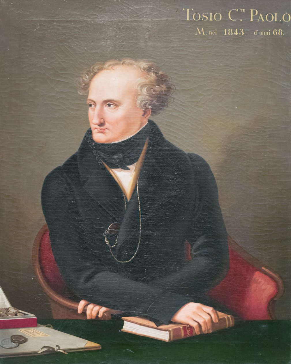 Porträt von Graf Paolo Tosio von Luigi Basiletti