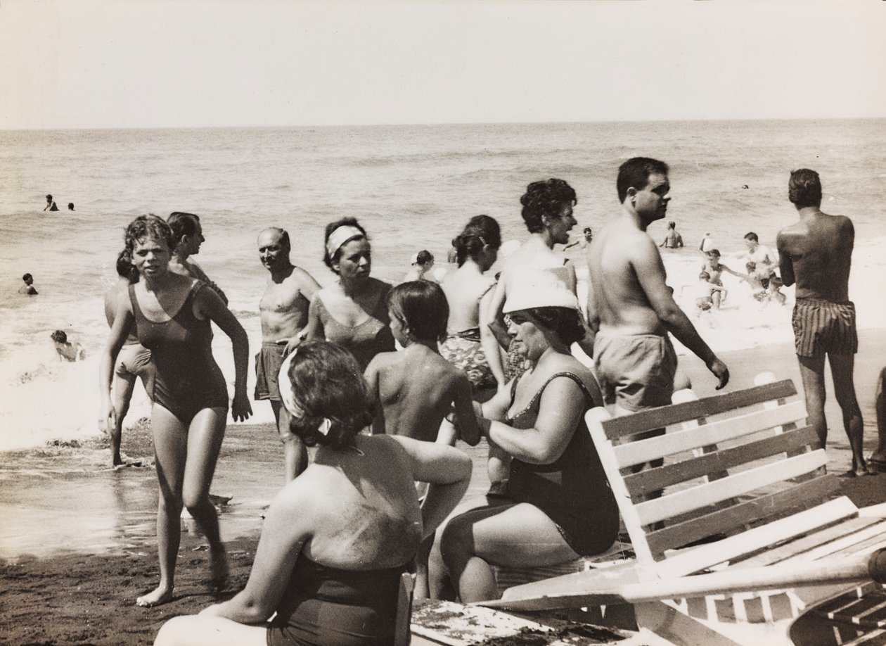 Italiener am Strand von Luigi Leoni
