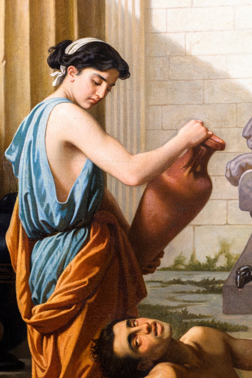 Erziehung in Sparta von Luigi Mussini