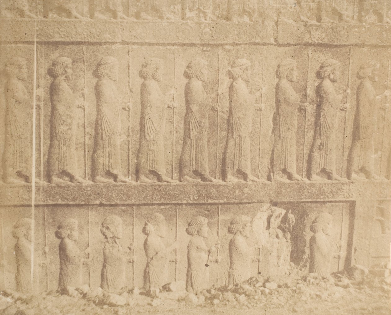 Prozession an der Fassade der Großen Treppe von Luigi Pesce