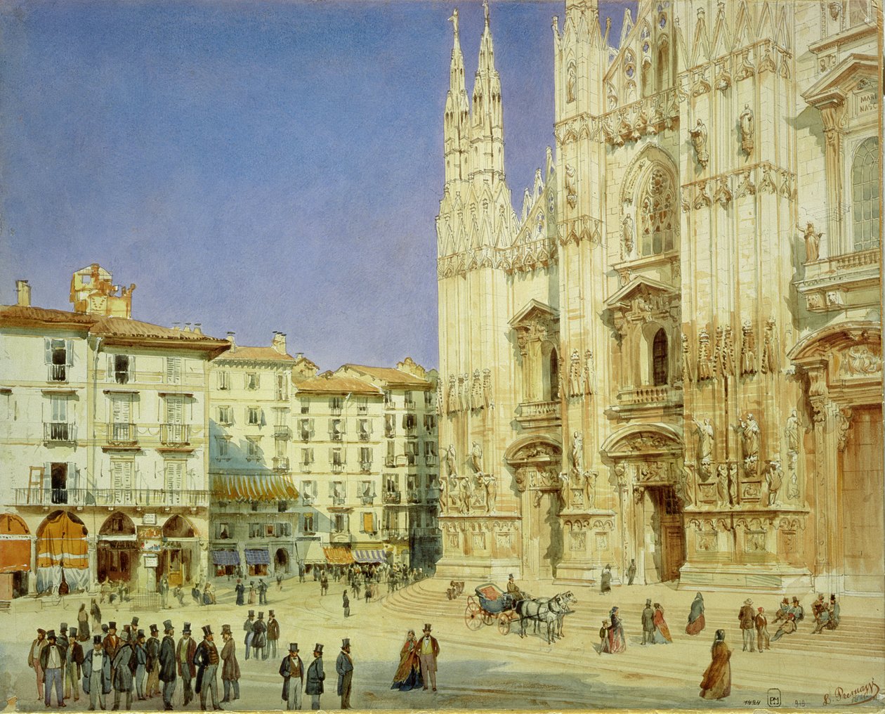 Mailänder Dom, 1846 von Luigi Premazzi