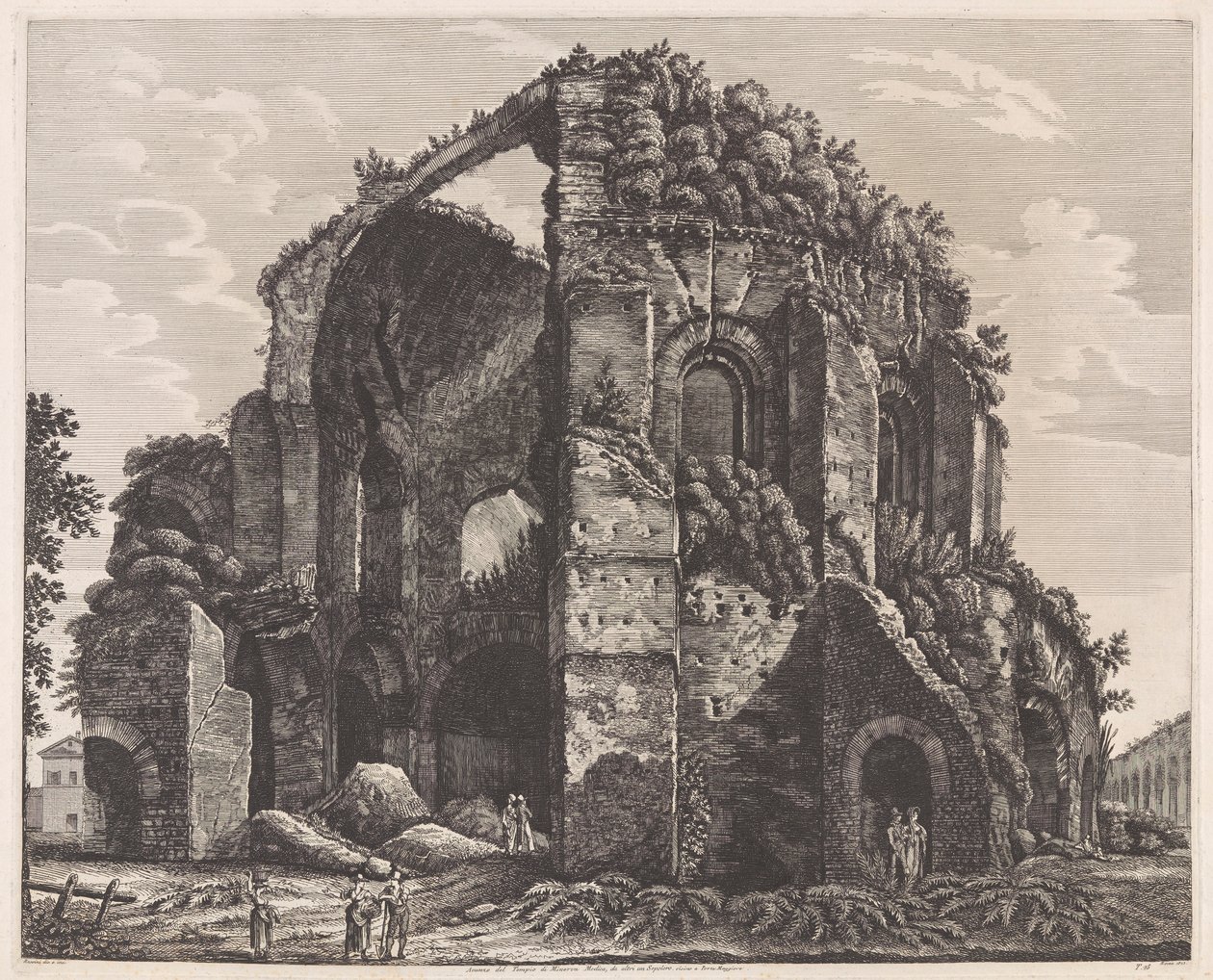 Überrest des Tempels der Minerva Medica von Luigi Rossini