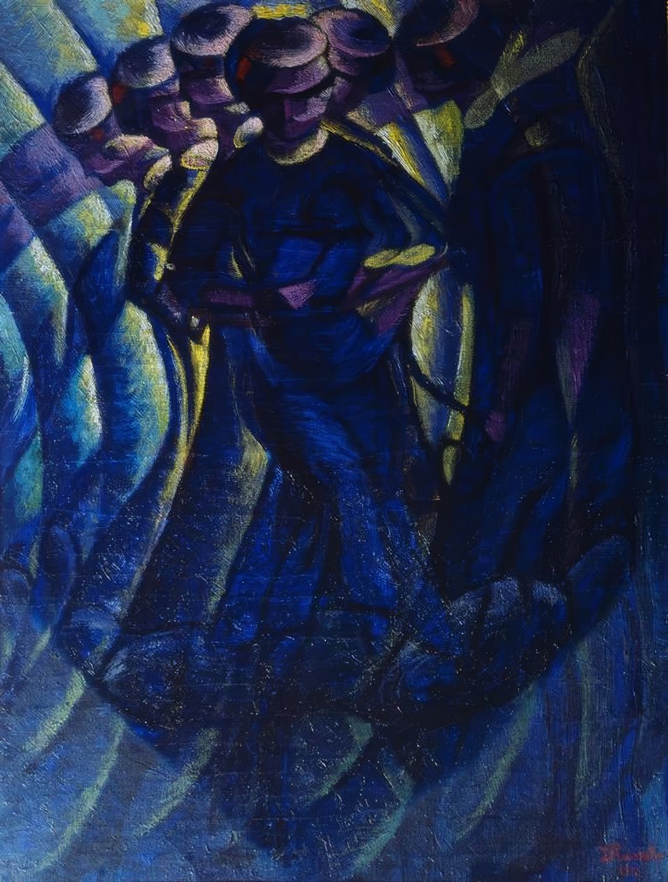 Bewegungen einer Frau von Luigi Russolo