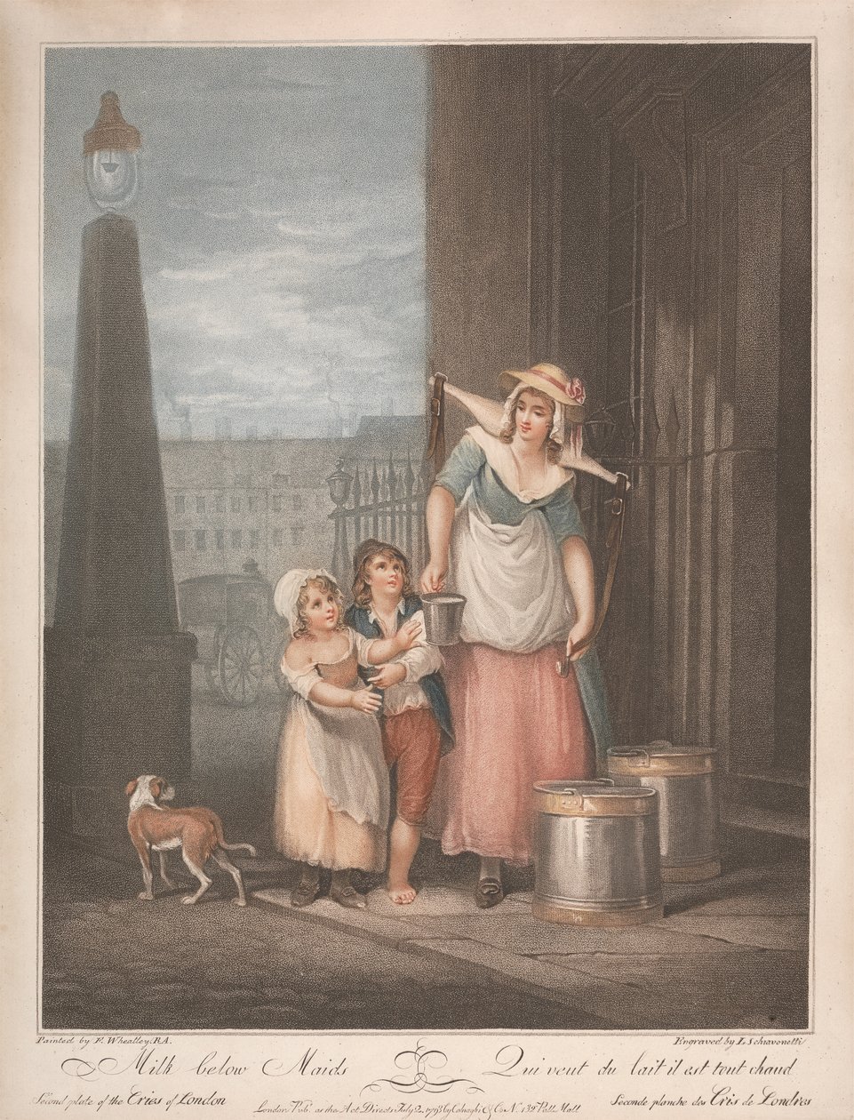 Milch unter Mägden von Luigi Schiavonetti