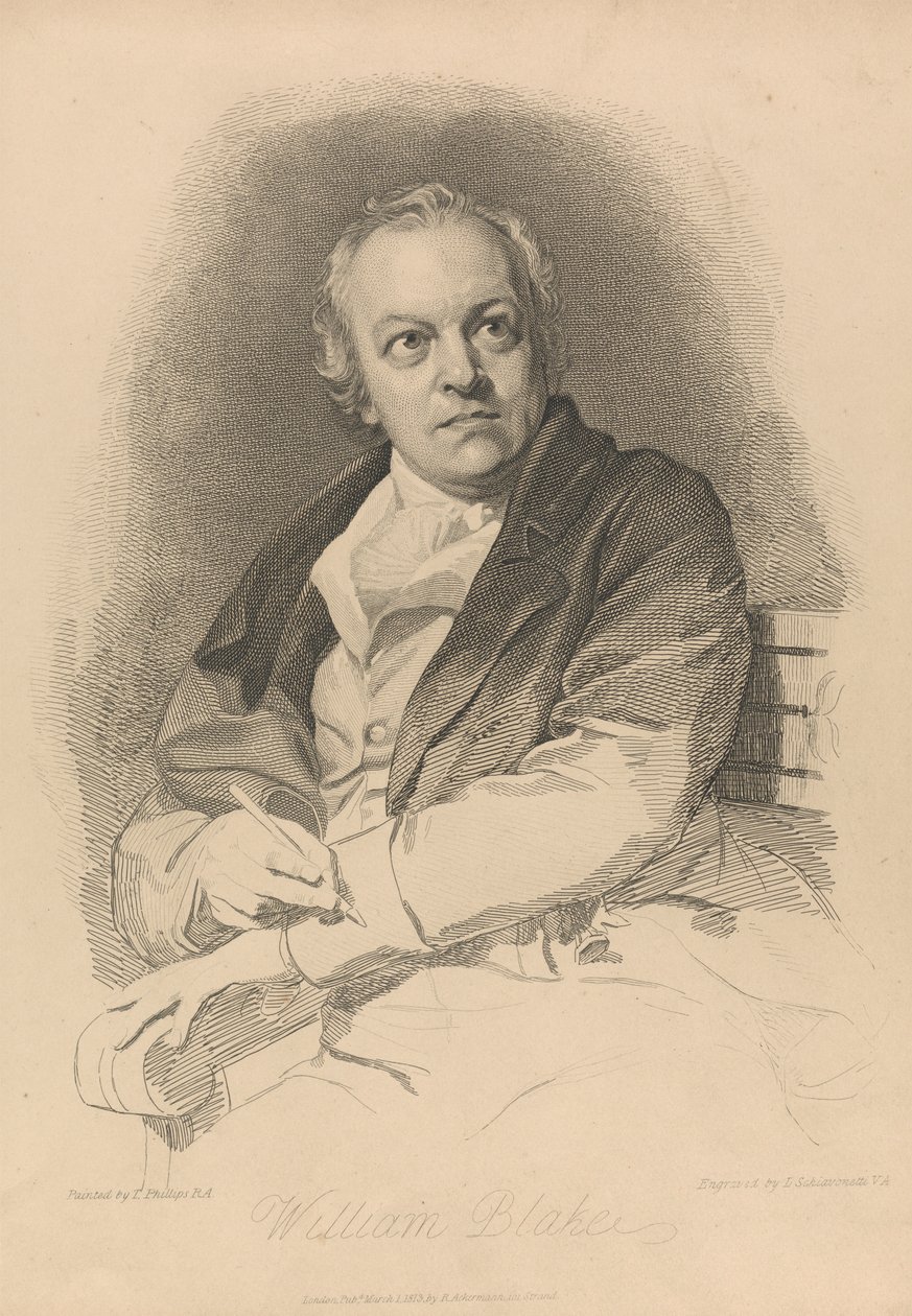 William Blake, Frontispiz von Luigi Schiavonetti