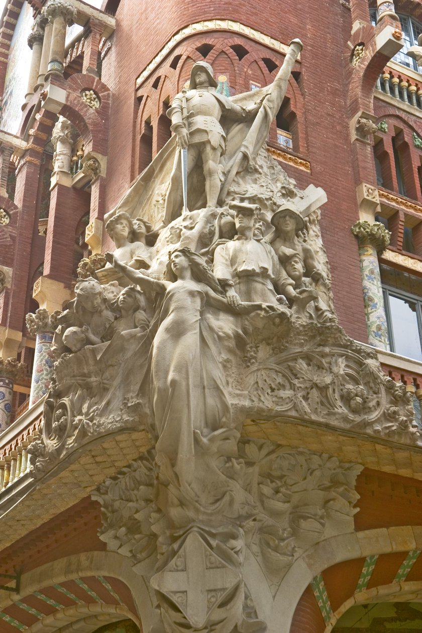 Säule von Luis Domenech i Montaner