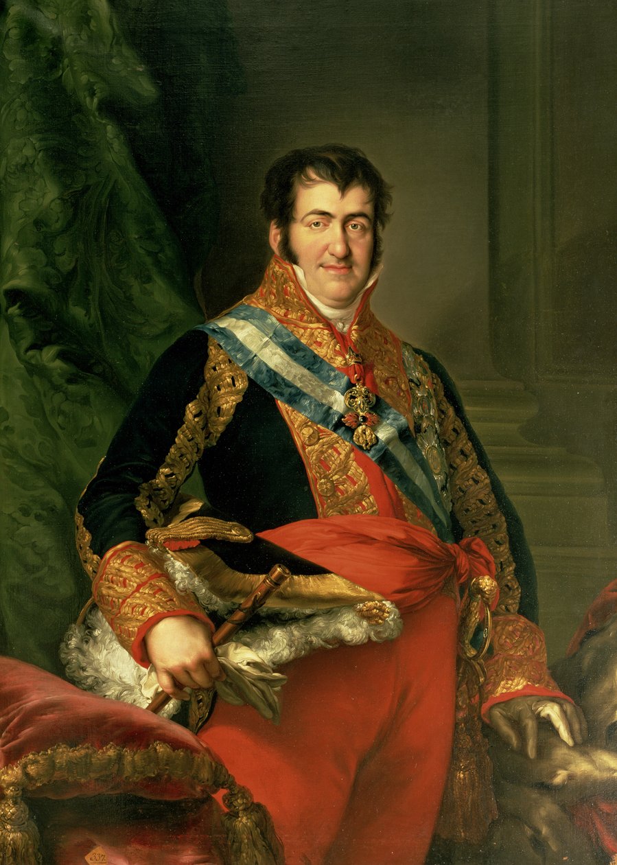 Ferdinand VII. (1784-1833) 1808-11 von Luis Lopez Piquer