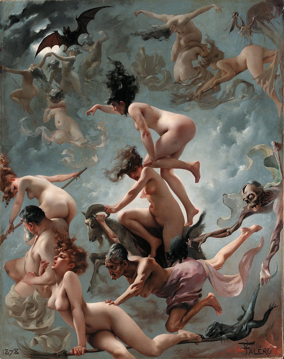 Die Vision von Faust von Luis Riccardo Falero