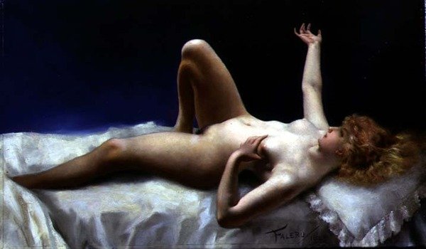 Junge Frau von Luis Riccardo Falero