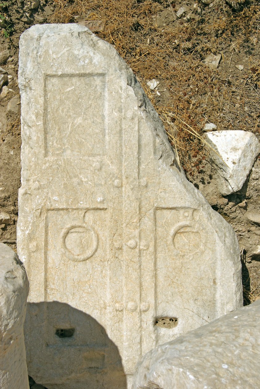 Geschnitztes Türportal, Xanthos, Türkei von Lycian