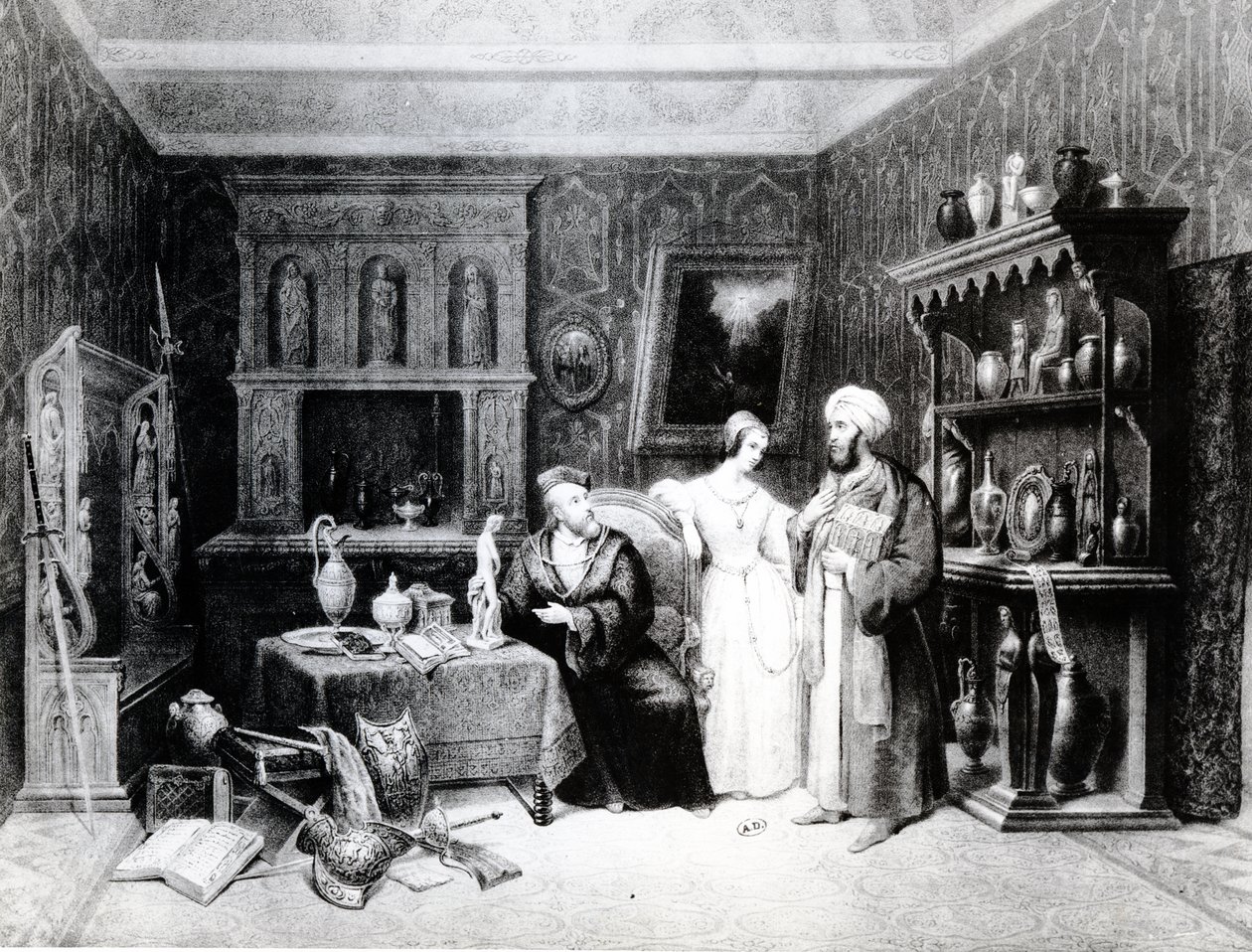 Der Antiquar, ca. 1830 von M. Renoux