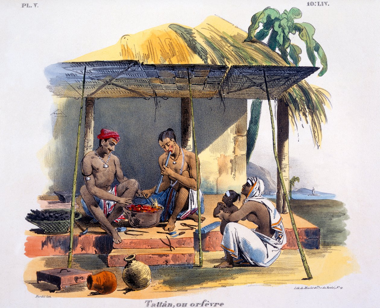 Schmied oder Metallarbeiter, 1827-35 von M.E. Burnouf