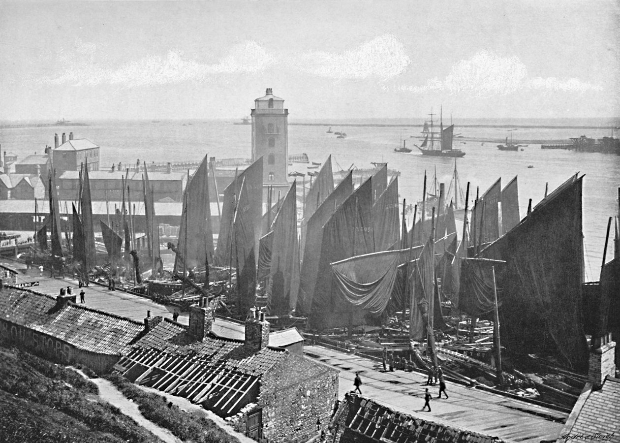 Low Light, North Shields, ca. 1896 von M. Aunty