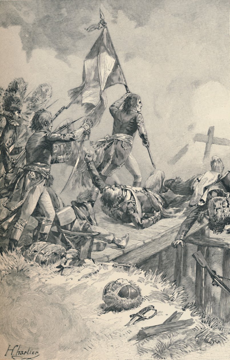 Bonaparte bei Arcole, 1796 von M. Haider