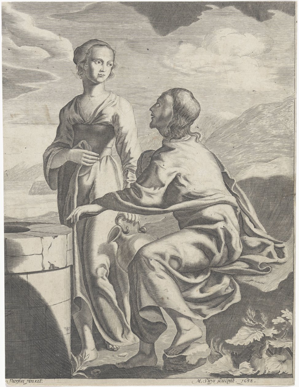 Christus und die Samariterin von M. Suys