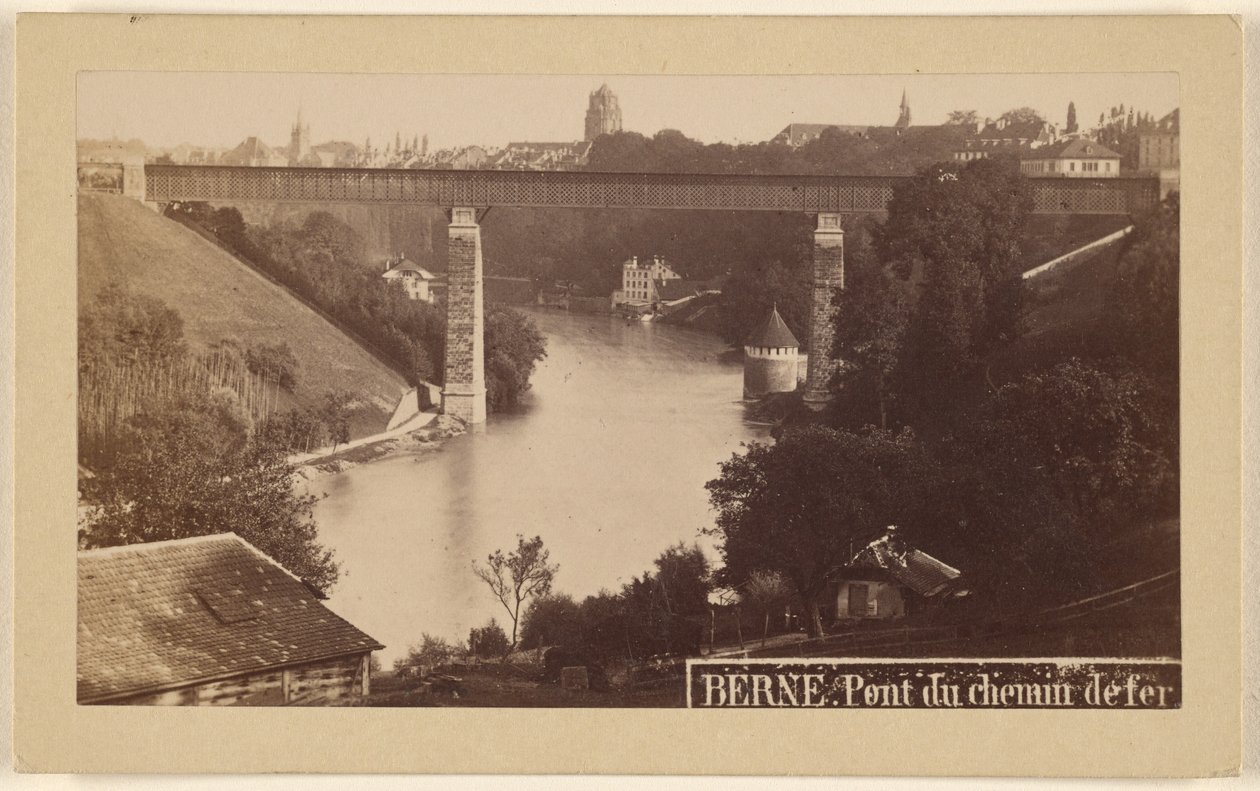 Bern. Eisenbahnbrücke. von M. Vollenweider