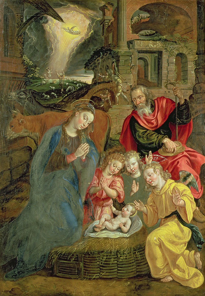 Geburt Christi von Maarten de Vos
