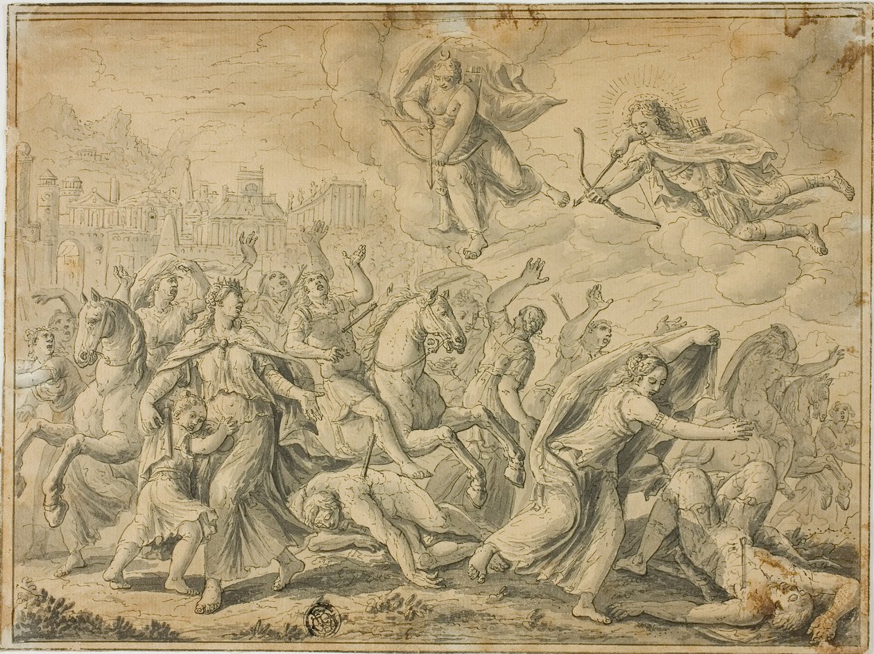 Tod der Kinder der Niobe von Maarten de Vos