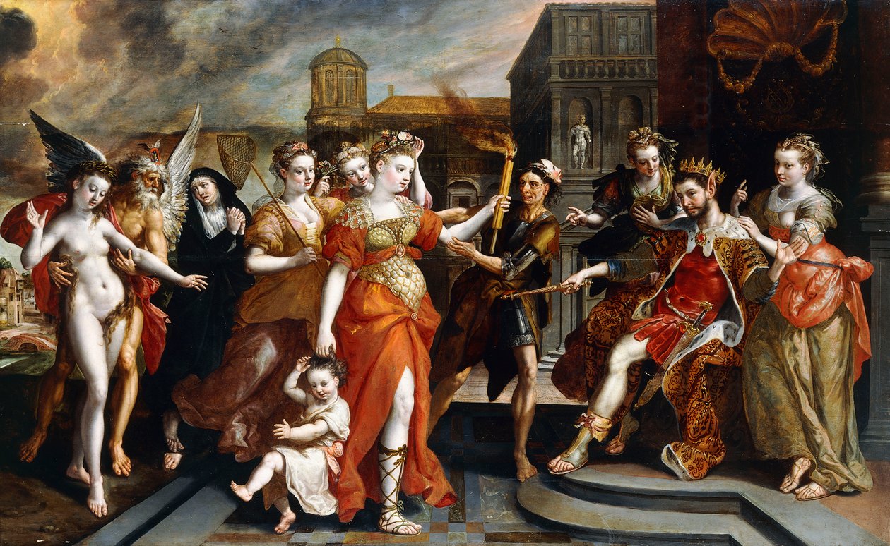 Die Verleumdung des Apelles von Maarten de Vos