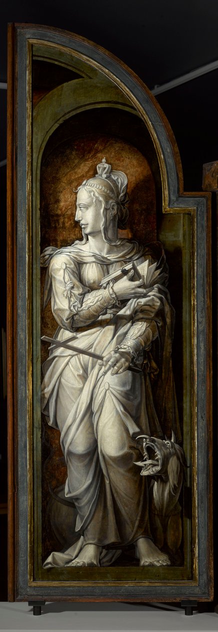 St. Margareta von Antiochia von Maarten van Heemskerck