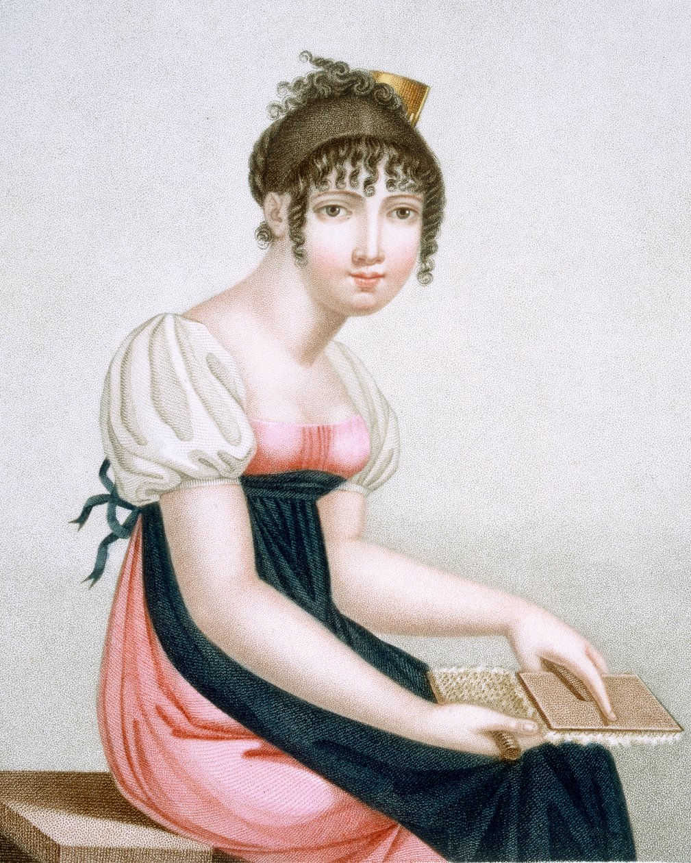 Der Karder, graviert von Augrand, c.1816 von Madame G. Busset Dubruste