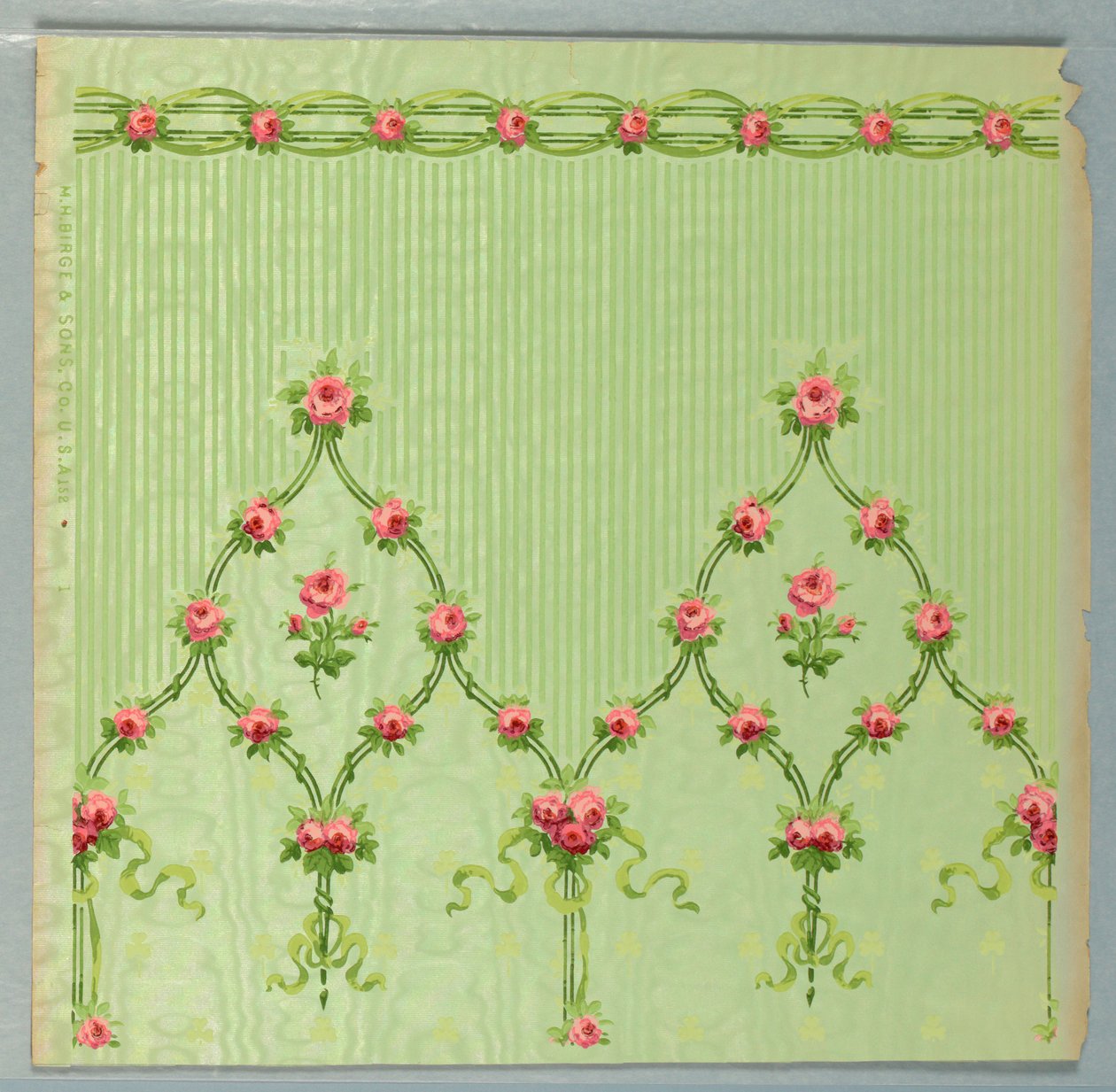 Seitenwand und Fries (USA), 1905–1920 von Made by M.H. Birge and Sons Co.