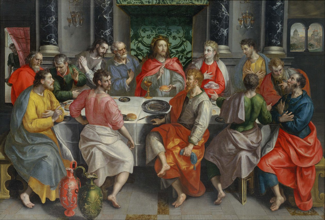 Das letzte Abendmahl von Maerten de Vos