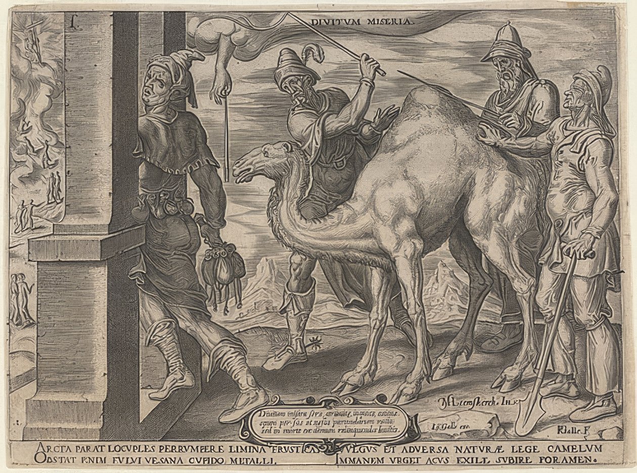 Reicher Mann und armer Lazarus von Maerten van Heemskerck