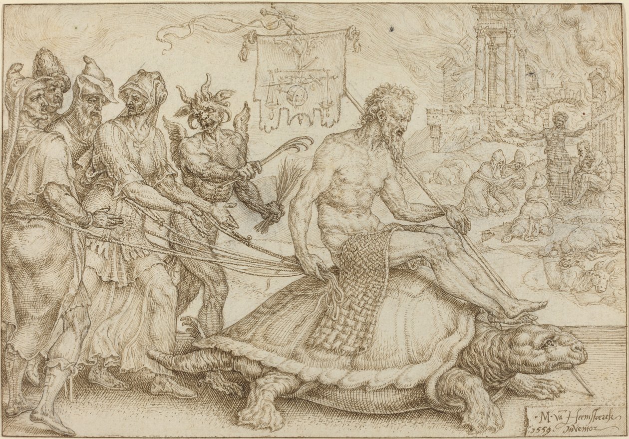 Der Triumph von Hiob von Maerten van Heemskerck
