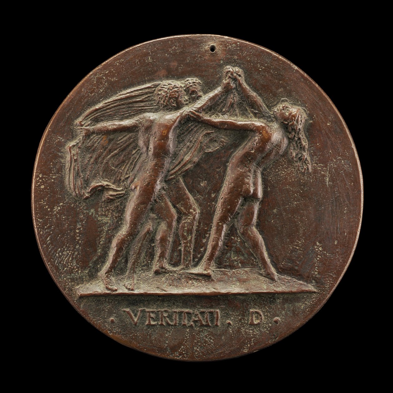 Wahrheit enthüllt von zwei Männern [Rückseite], 1520er Jahre von Maffeo Olivieri