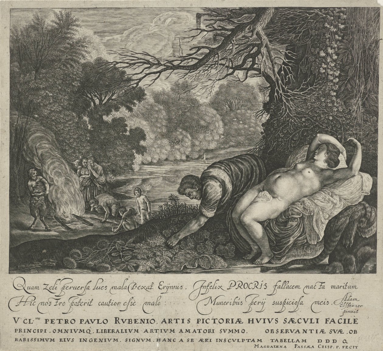 Cephalus und Procris von Magdalena van de Passe