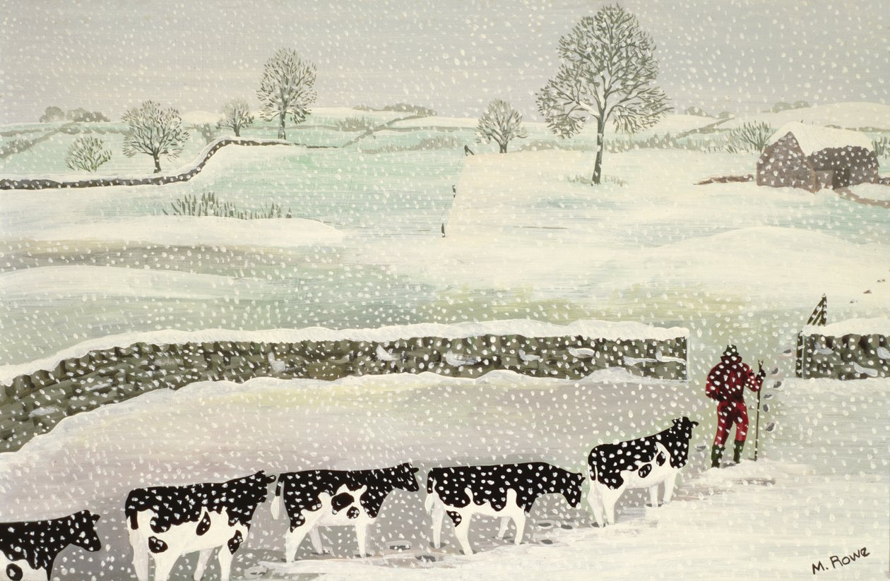 Cotswold: Winterszene von Maggie Rowe