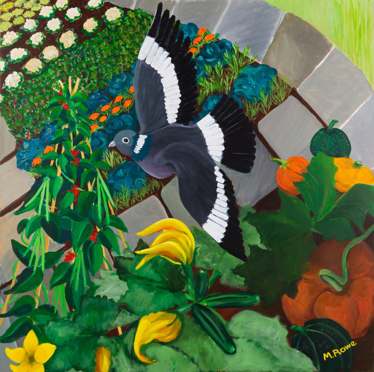 Gemüsegarten, 2013 von Maggie Rowe