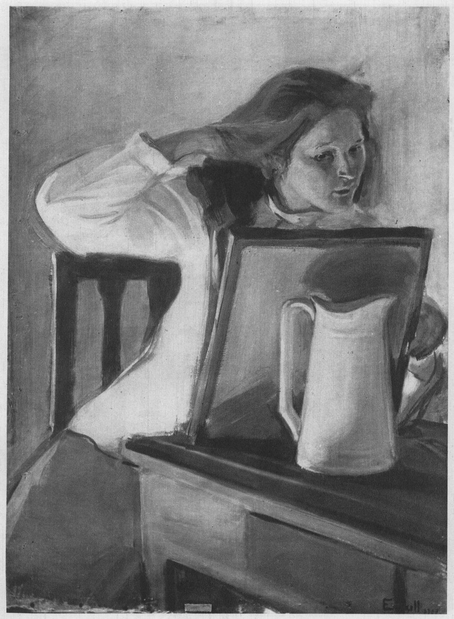 Vor dem Spiegel von Magnus Enckell