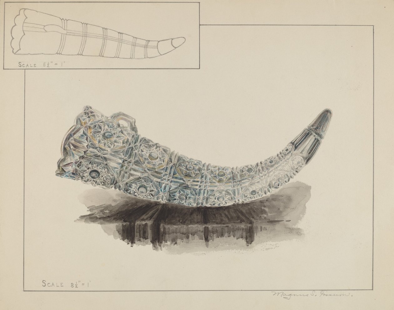 Glas-Blumenhalter von Magnus S. Fossum
