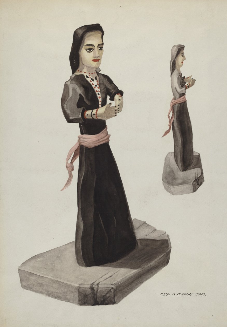 Bulto, Santa Rita von Majel G. Claflin