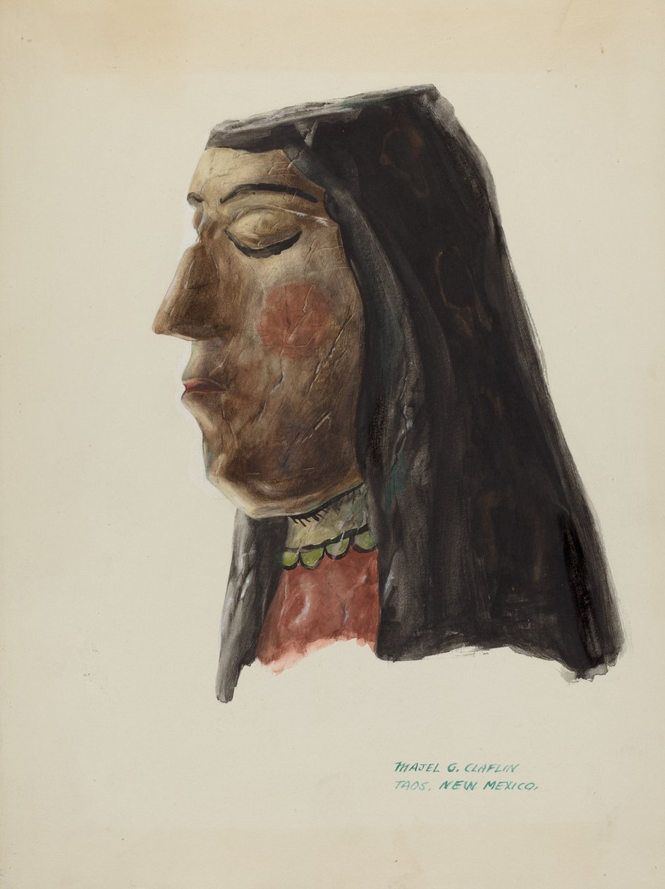 Kopf von Guadalupe von Majel G. Claflin