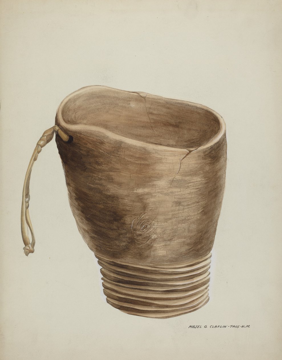 Weihwasserbecken von Majel G. Claflin