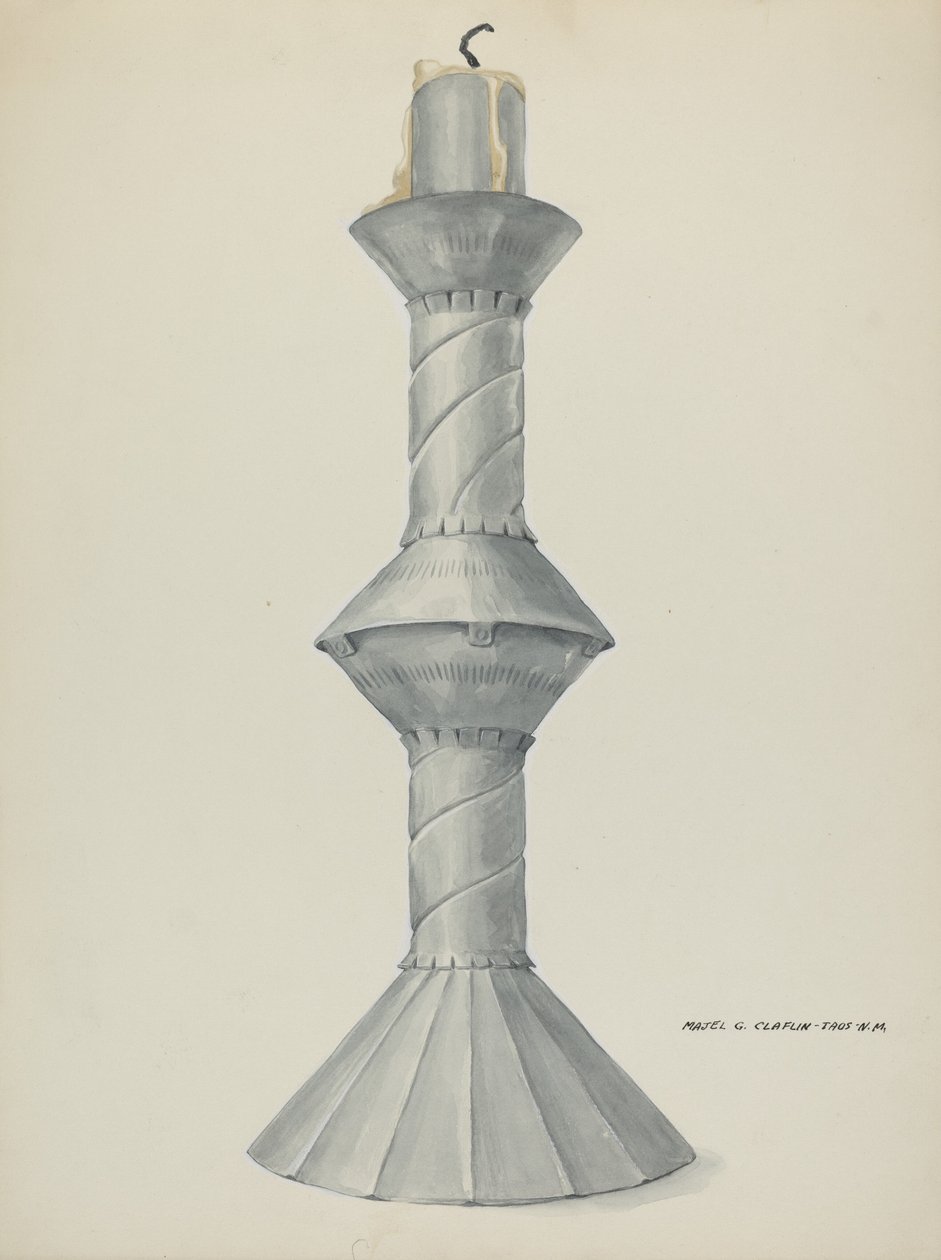 Penitente Altarkerzenständer von Majel G. Claflin