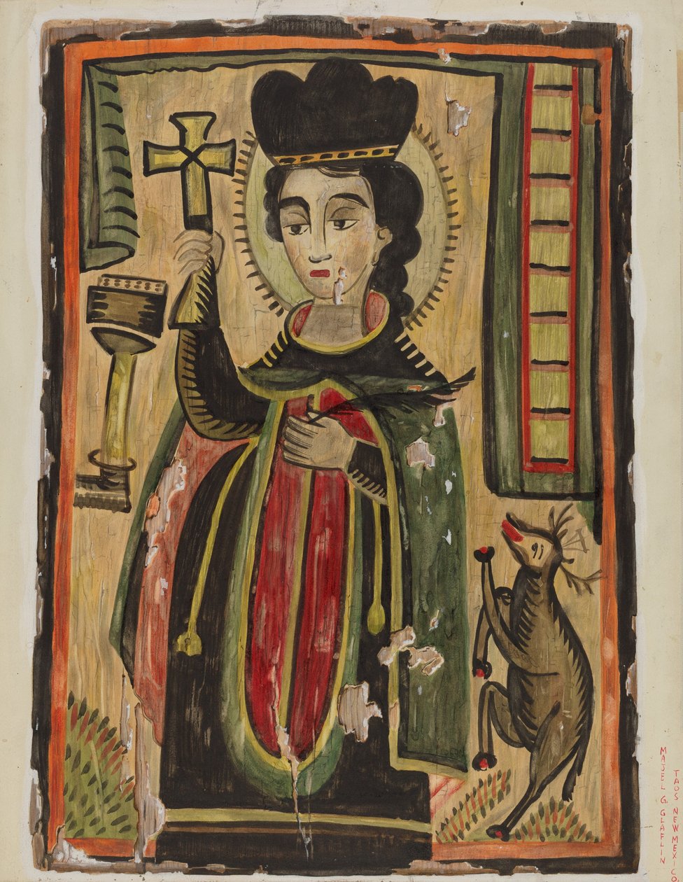 Retablo - St. Procopio von Majel G. Claflin