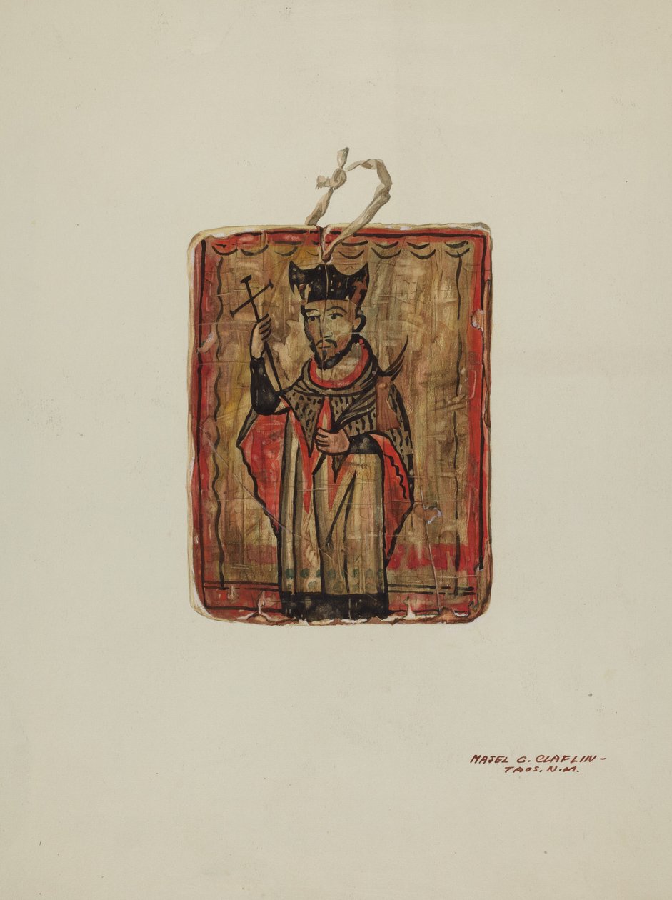 Retablo, 1935-1942 von Majel G. Claflin