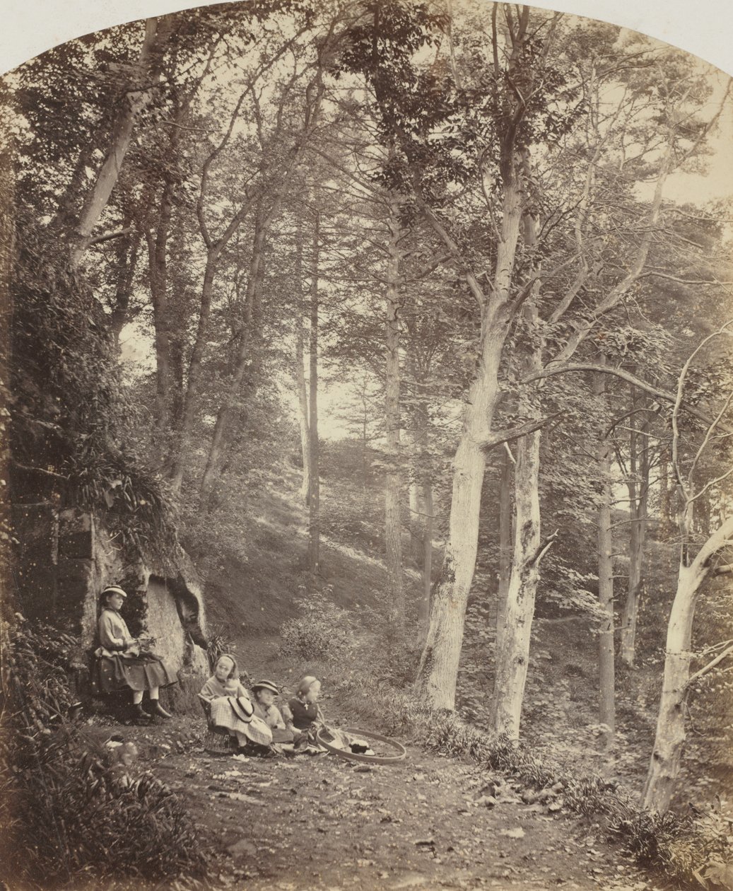 Ein Pfad durch einen Wald von Major Francis Gresley