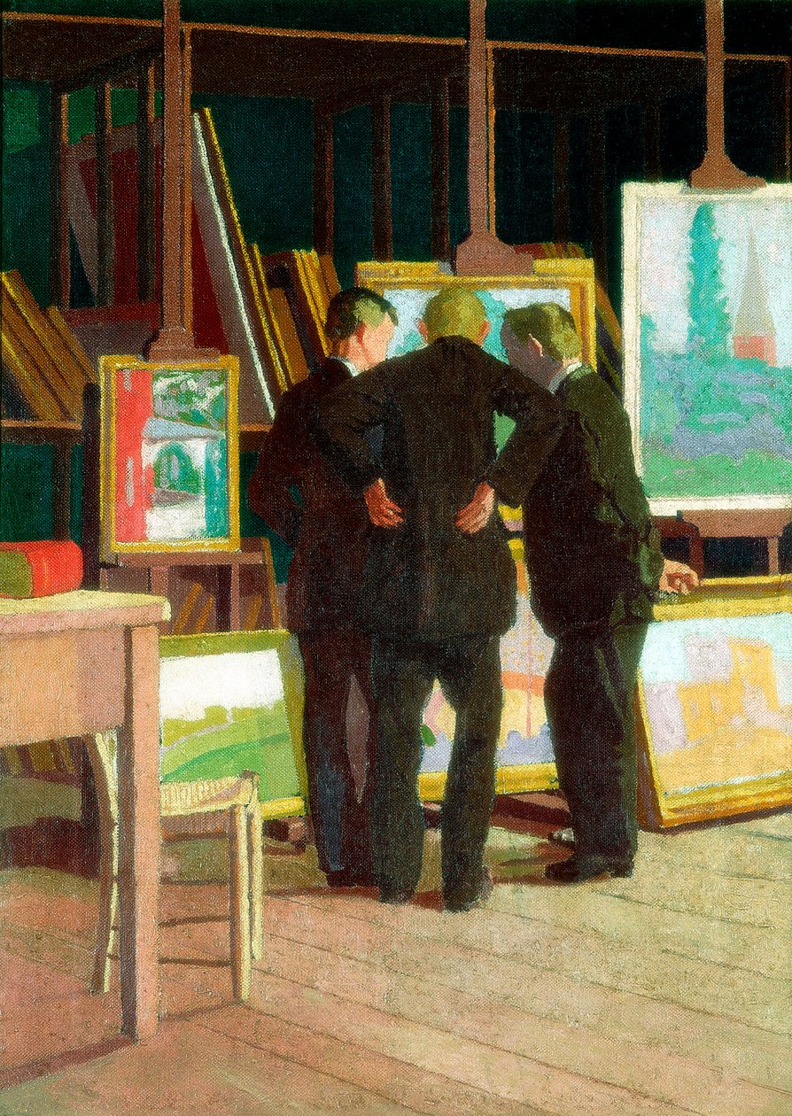 19 Fitzroy Street (Walter Richard Sickerts Studio), um 1912-14 von Malcolm Drummond