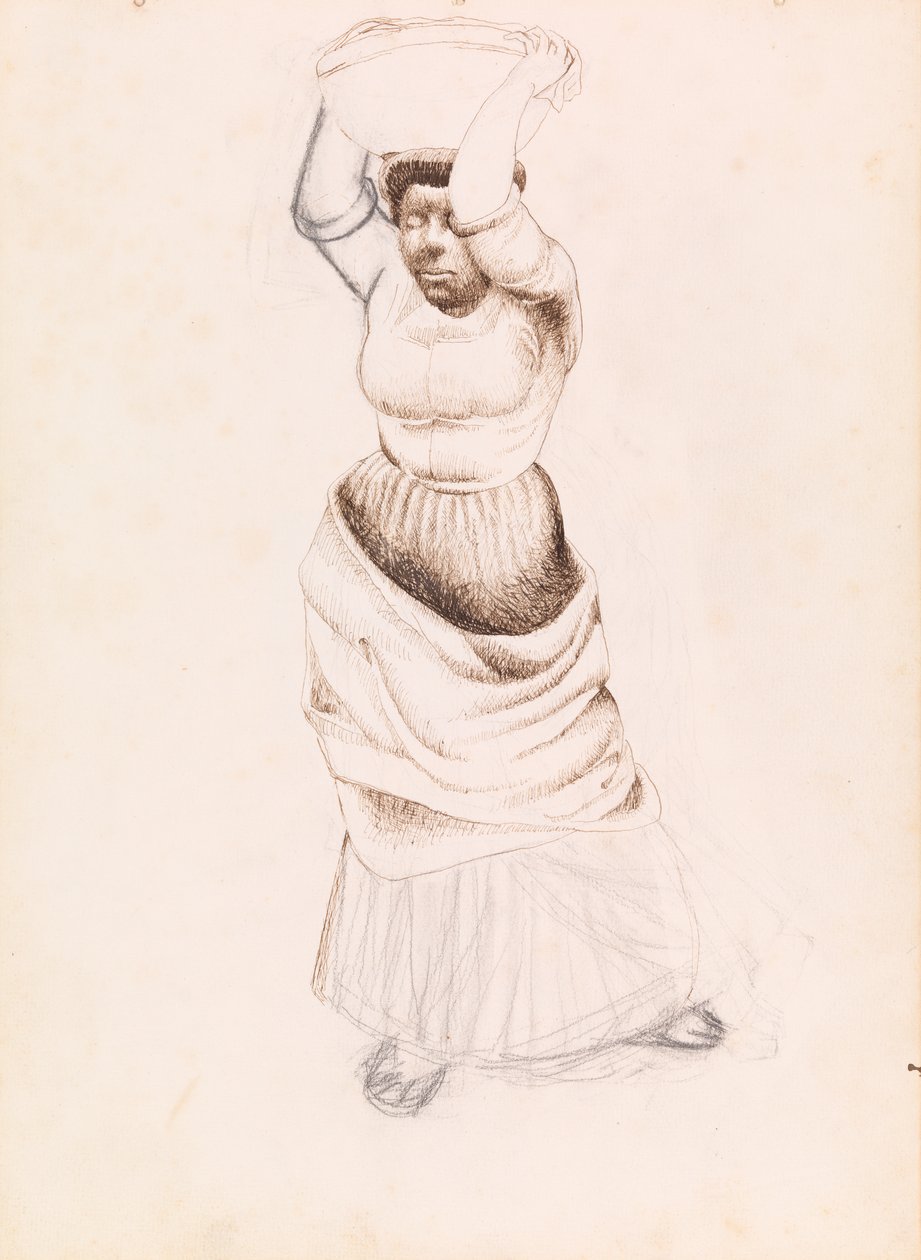 Die Wäscherin von Manuel Martinez Hugue Manolo