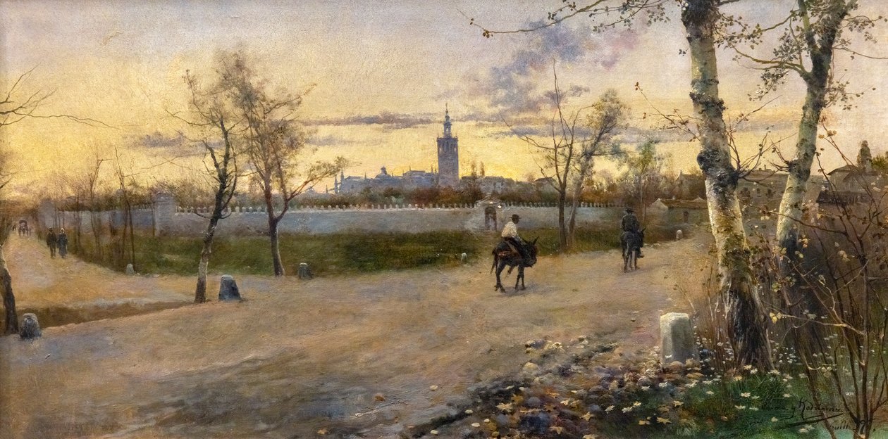 Blick auf Sevilla von Manuel Garcia y Rodriguez