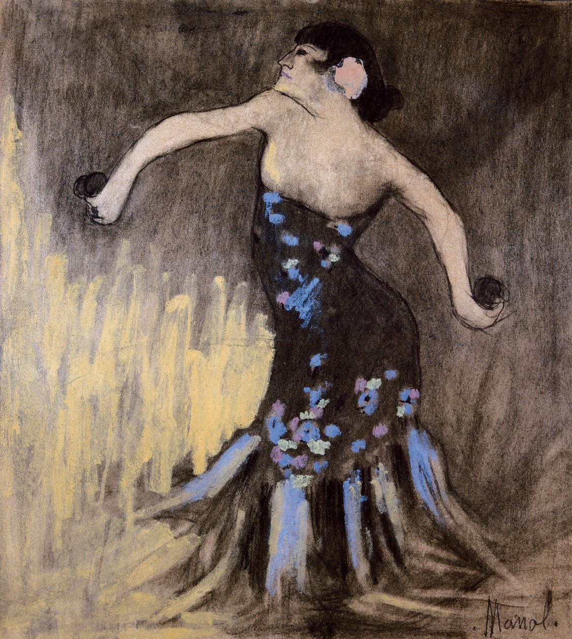 Flamenco-Tänzerin von Manuel Martinez Hugue Manolo