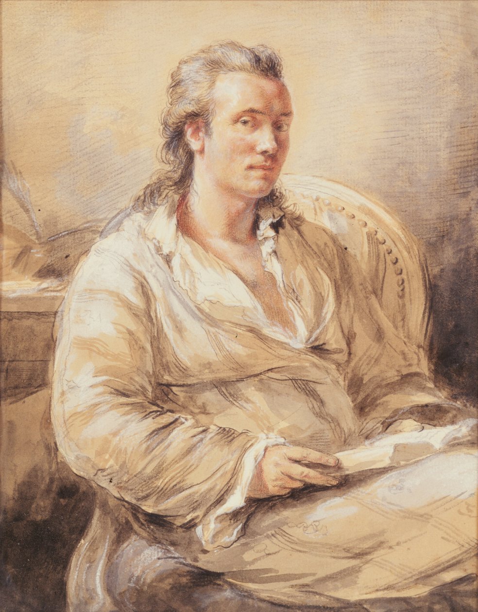 Selbstporträt von Marc Theodore Bourrit